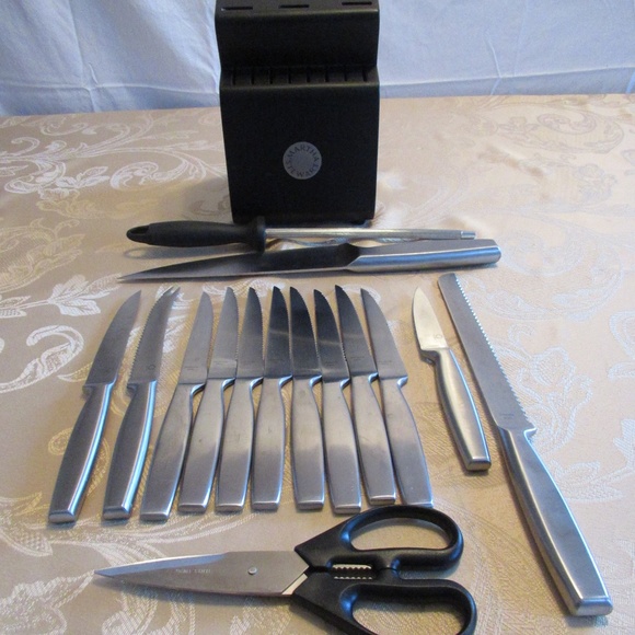 Martha Stewart 15 piece knife set with block - Picture 3 of 8